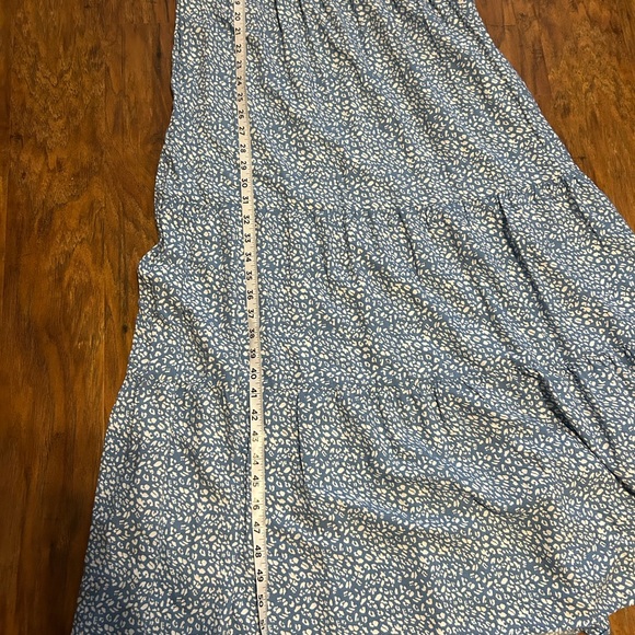 Floral Print Maxi Dress Short Sleeve Flowy Perfect For Summer - Picture 10 of 10